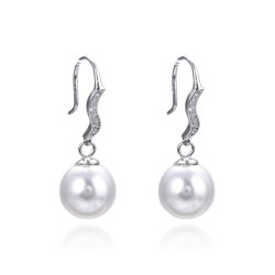 Swarovski shell pearl earrings
